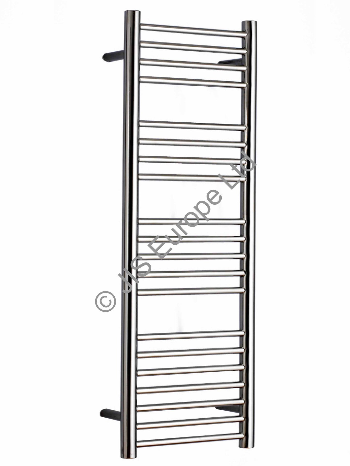 JIS Ashdown 1250 x 300mm Stainless Steel Heated Towel Rail