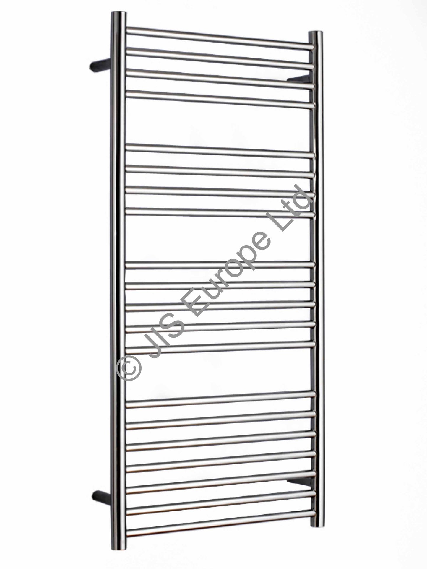 JIS Ashdown 1250 x 520mm Stainless Steel Heated Towel Rail