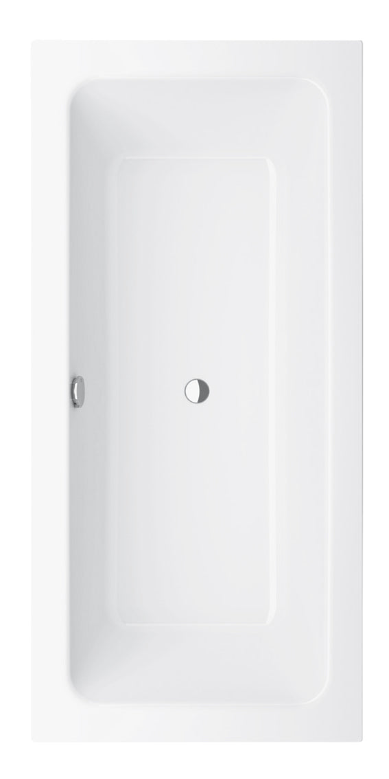 Bette One 1600 X 700mm Double Ended Bath, No Tap Holes