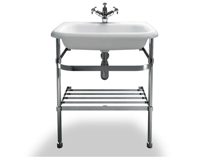 Burlington Stone Resin 750x470 Basin, No Tap Hole, Overflow