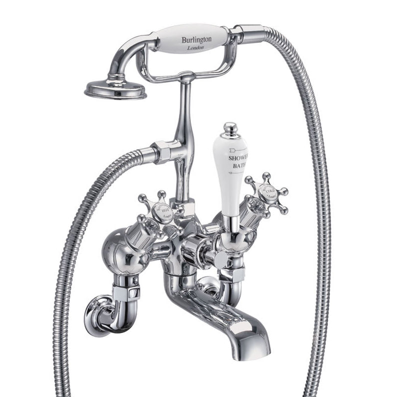 Burlington Birkenhead Angled Bath Shower Mixer w/ Handset