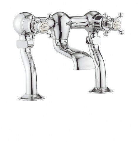 Crosswater Belgravia Crosshead Deck Mounted Bath Filler Chrome