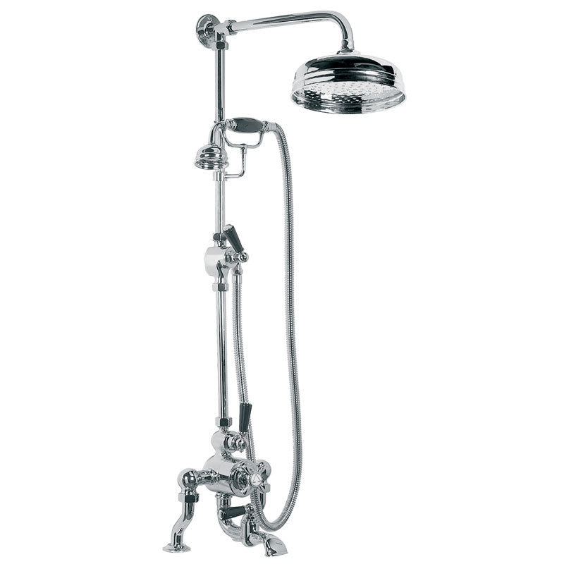 Lefroy Brooks Thermostatic Bath Mixer w/ 8' Rose & Handset
