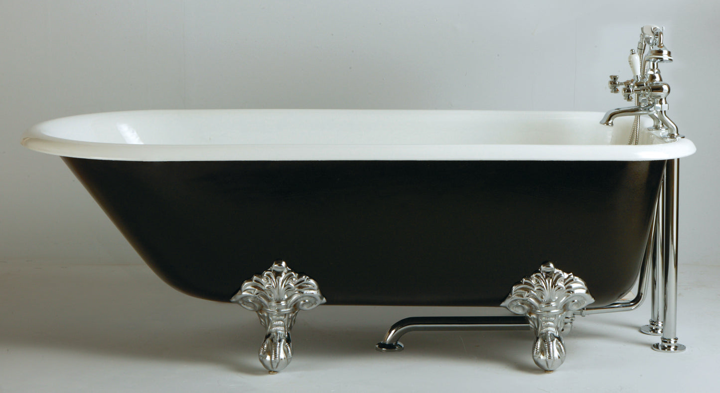 Heritage Essex Cast Iron Roll Top Bath & Cast Iron Feet