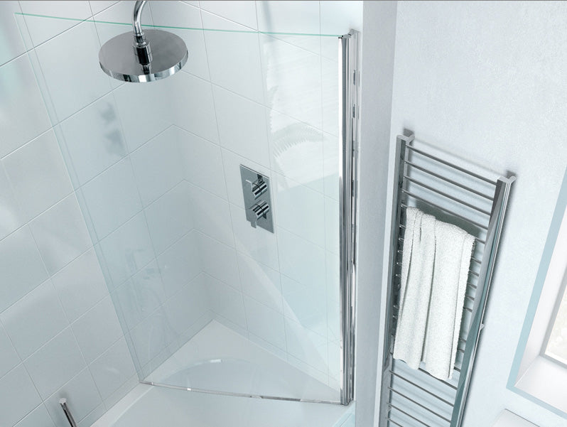 ClearGreen Eco Curve Aluminium Bathscreen for Modern Touch