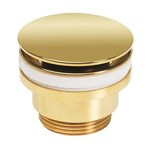 Crosswater Universal Basin Click Clack Waste-Unlaquered Brass