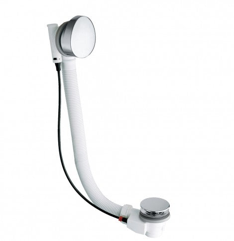 Crosswater Water Drop Chrome Pop Up Bath Waste with Overflow