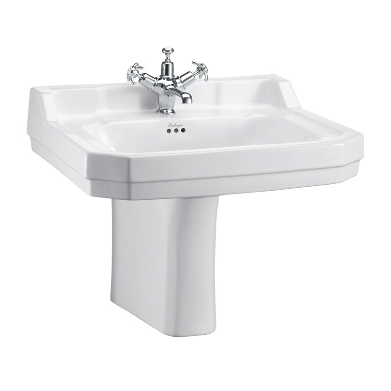 Burlington White Semi Pedestal Only