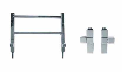 JIS VFB Brunswick Satin Straight Radiator Valves