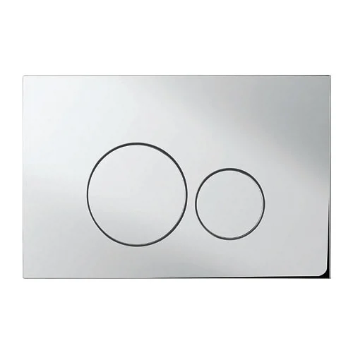 Crosswater Central Flush Plate in Chrome