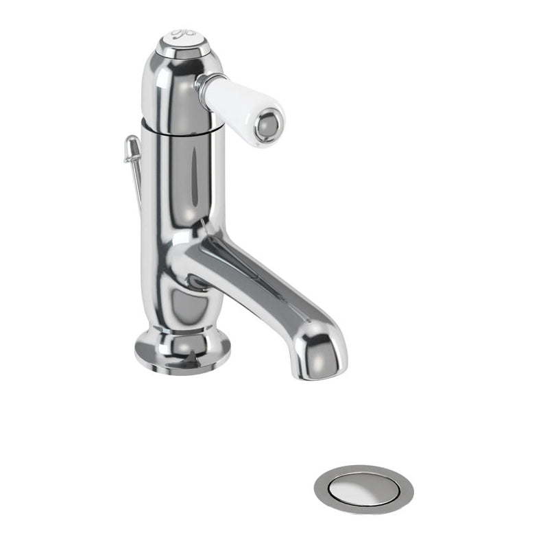 Burlington Chelsea straight basin 1H mixer w/ pop up waste