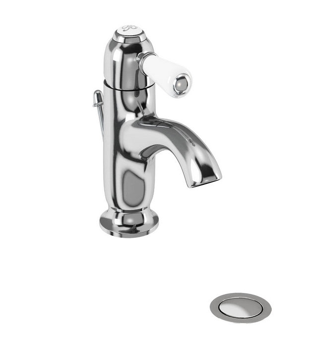 Burlington Chelsea curved basin 1H mixer w/ pop up waste