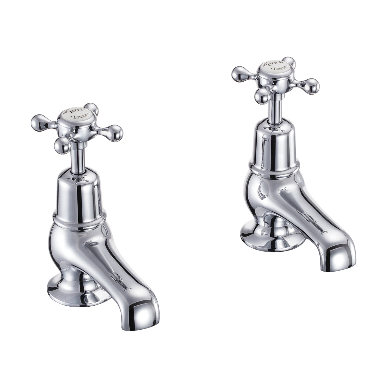 Burlington Claremont 3 Cloakroom Quarter Turn Basin Taps