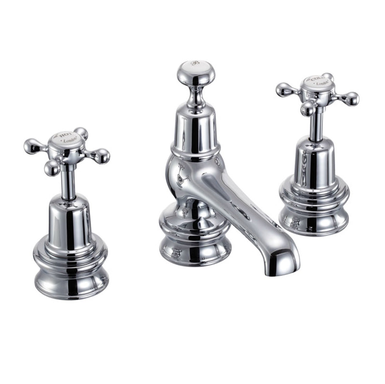 Burlington Claremont 3-Hole Basin Mixer w/ Pop-Up Waste
