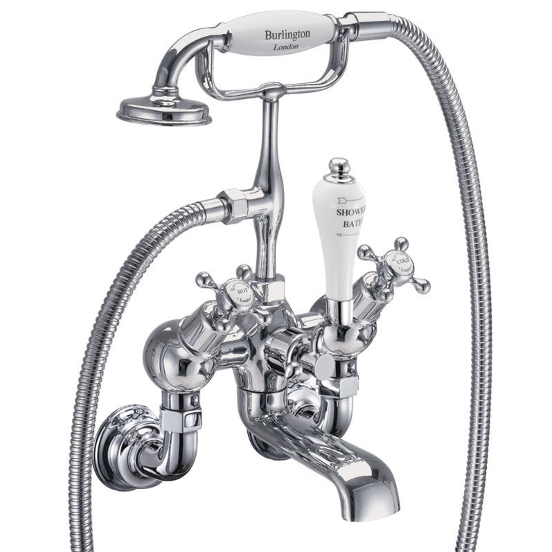 Burlington Claremont Regal Bath Shower Mixer w/ Handset