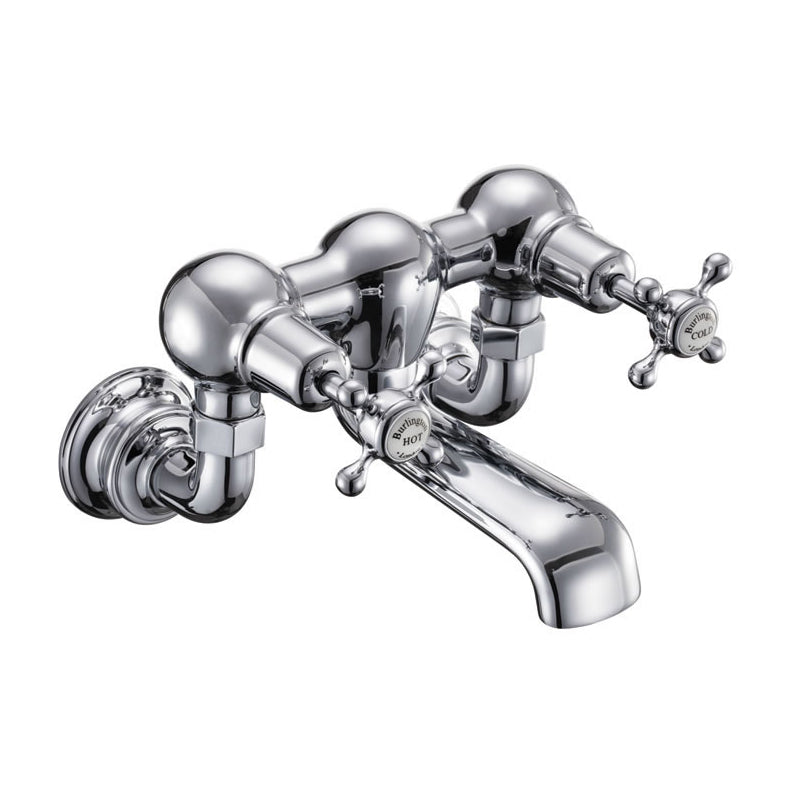 Burlington Claremont Regal Wall Mounted Bath Filler Quarter Turn