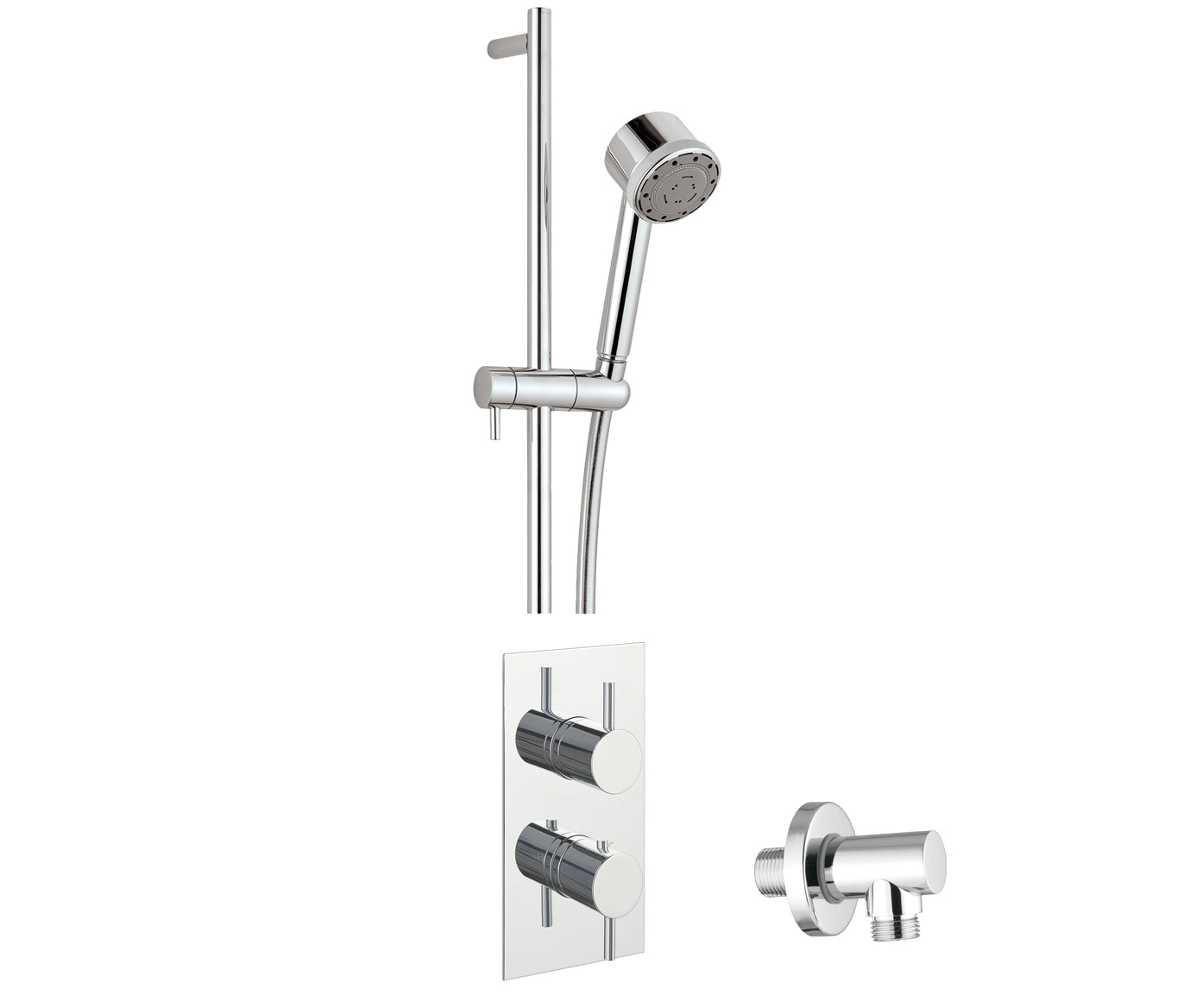 Just Taps Florentine Shower Valve w/ Slide Bar & Handset