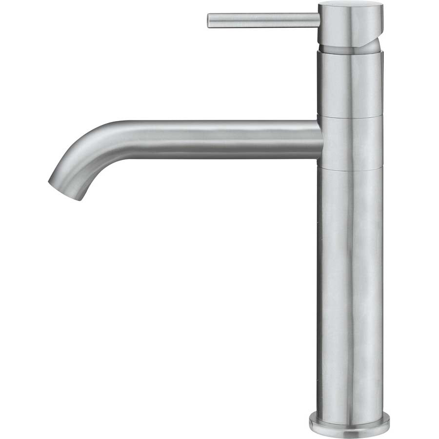 Crosswater Design Single Lever Kitchen Mixer, Brushed Stainless Steel
