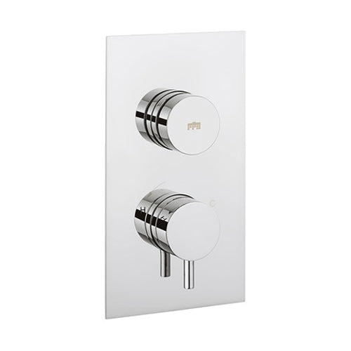 Crosswater Dial Kai Lever Trim Single Outlet Thermostatic Shower Valve