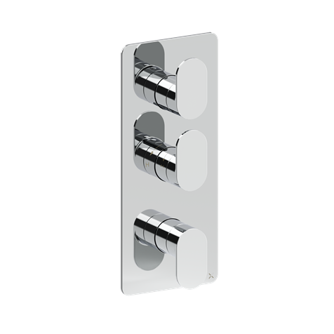 Crosswater Drift 2 Outlet 3 Handle Shower Valve