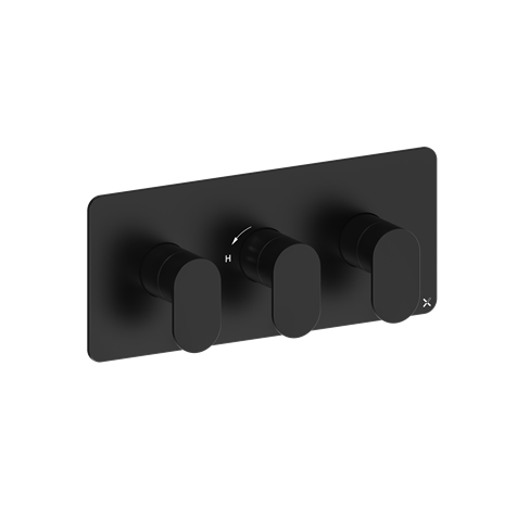 Crosswater Drift 2 Outlet 3 Handle Shower Valve
