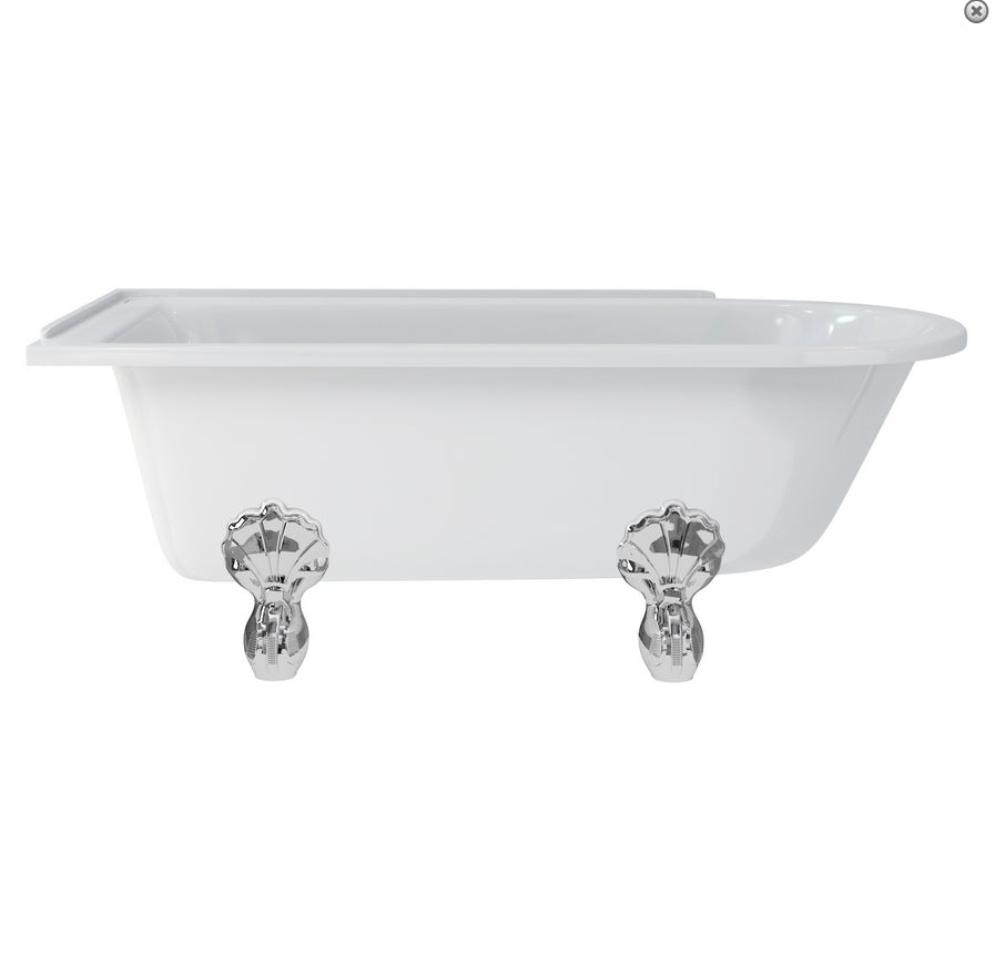Burlington Hampton 1700x750mm L/Hand Shower Bath