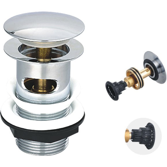 Just Taps Plus Easy Clean Click Clack Slotted Basin Waste