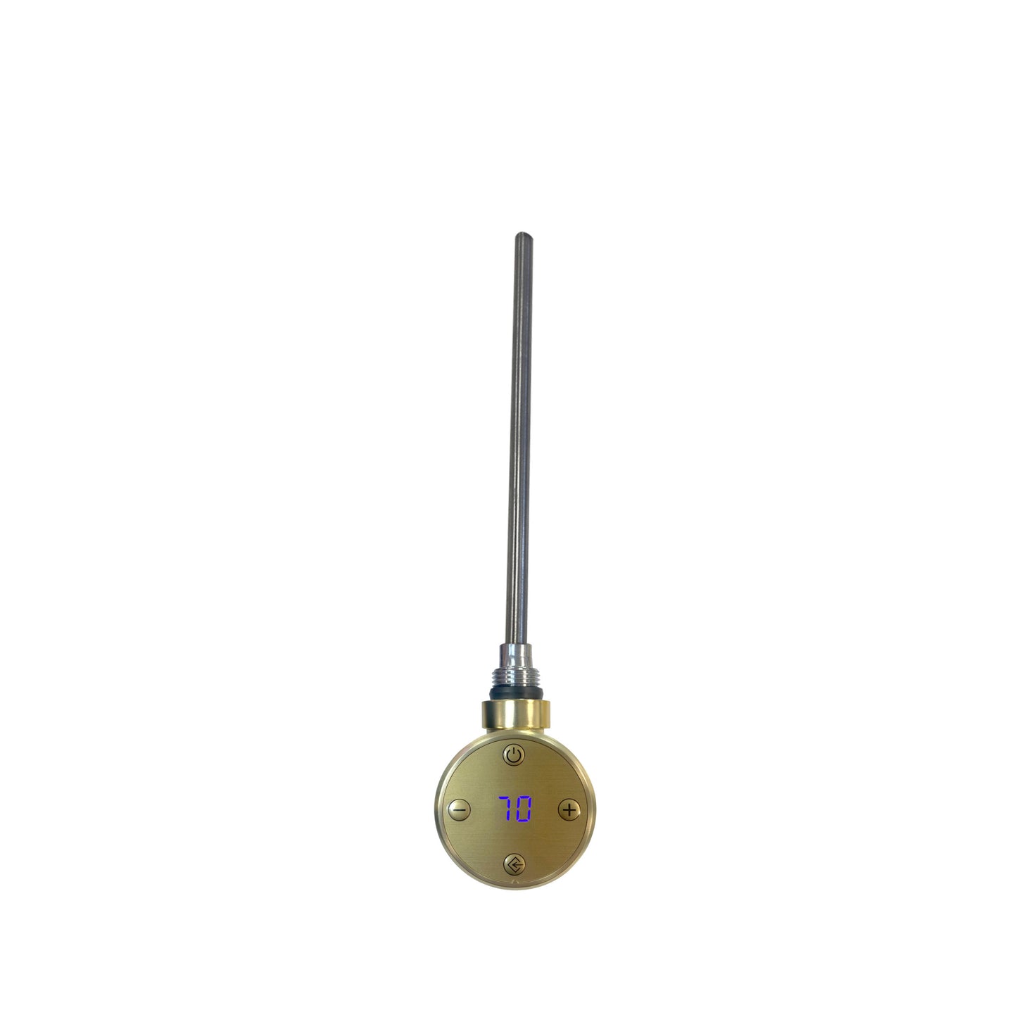 Just Taps Plus Electric Thermostat Heating Element Brushed Brass