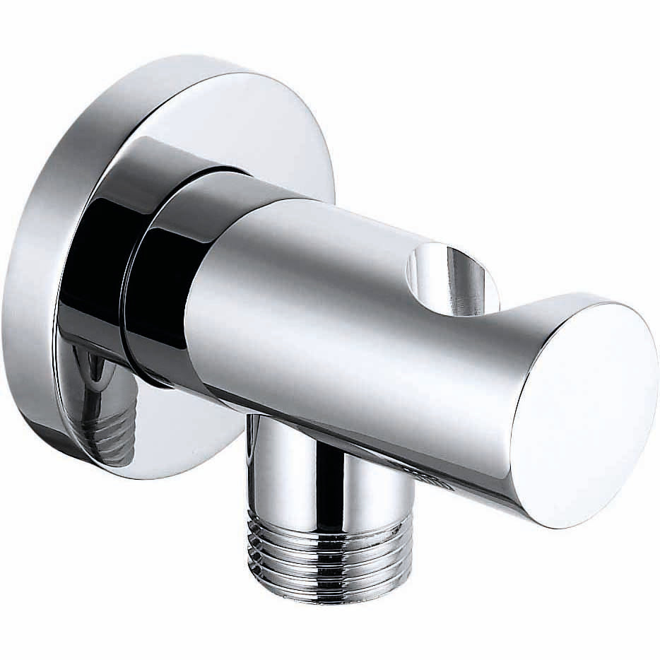 Just Taps Plus Water Outlet Elbow with Wall Support