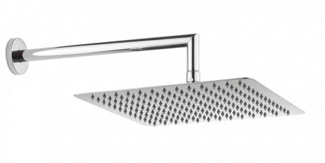 Crosswater Glide Square 300mm Polished Steel Showerhead