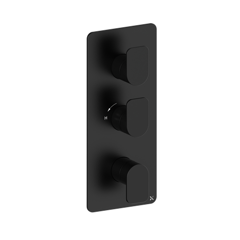 Crosswater Fuse 2 Outlet 3 Handle Shower Valve