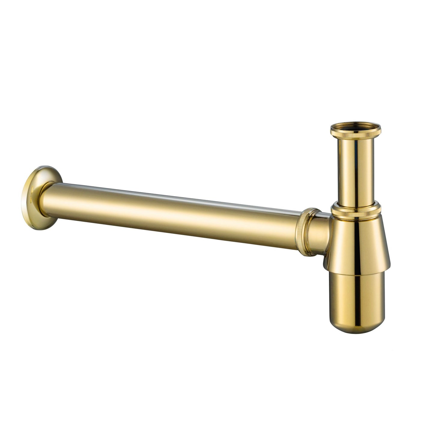 Just Taps Plus Grosvenor Traditional Bottle Trap Antique Brass