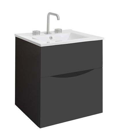 Crosswater Glide II Wall Hung Vanity Unit 500mm 2 Drawer