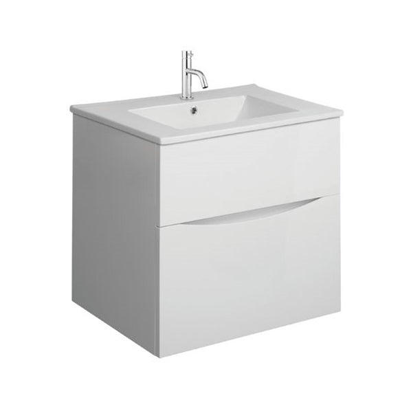 Crosswater Glide II 500 x 450 2 Drawer Wall Hung Vanity Unit