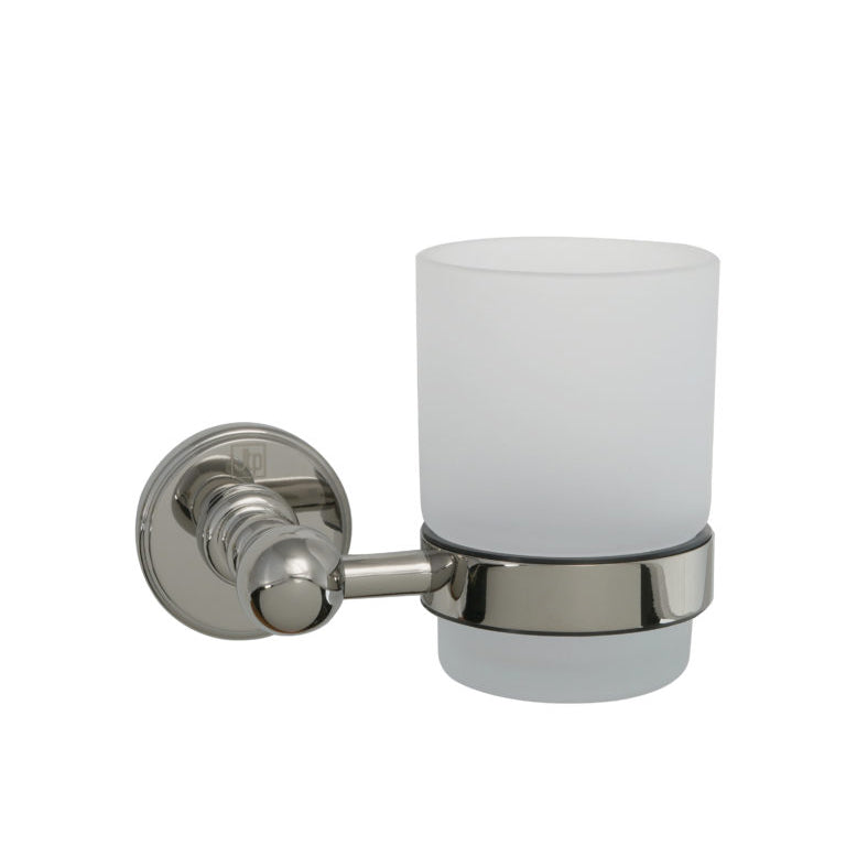 Just Taps Plus Grosvenor Tumbler Holder Clear Glass