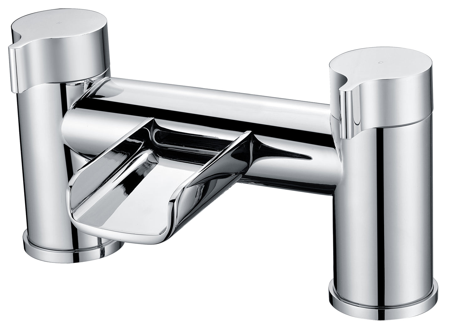 H Series Chrome Deck Mounted Bath Filler