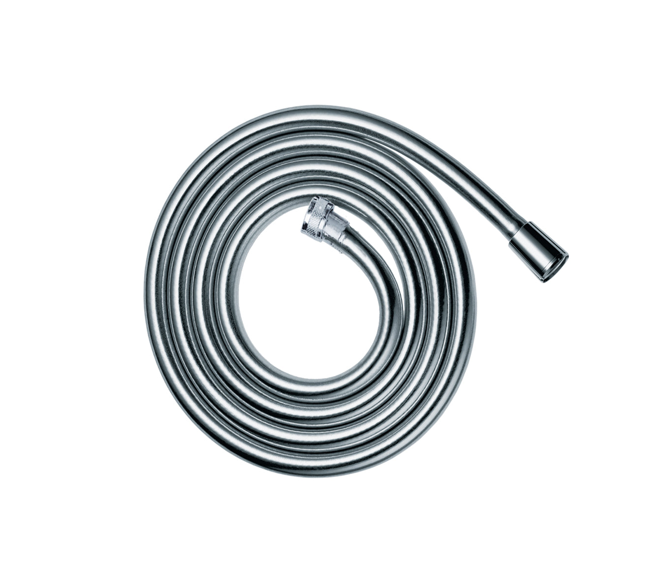 Just Taps 1.25m Plastic Coated Smoth Shower Hose - Chrome