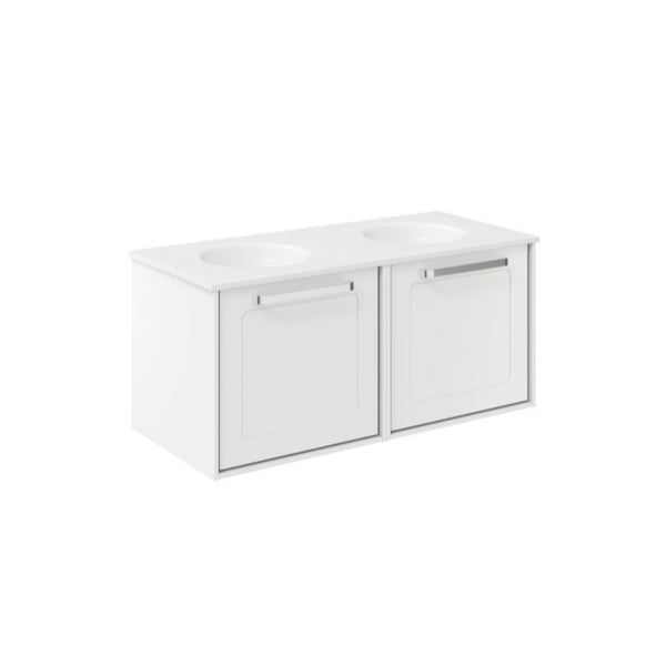 Crosswater Infinity 1000 Framed Unit with Double Basin