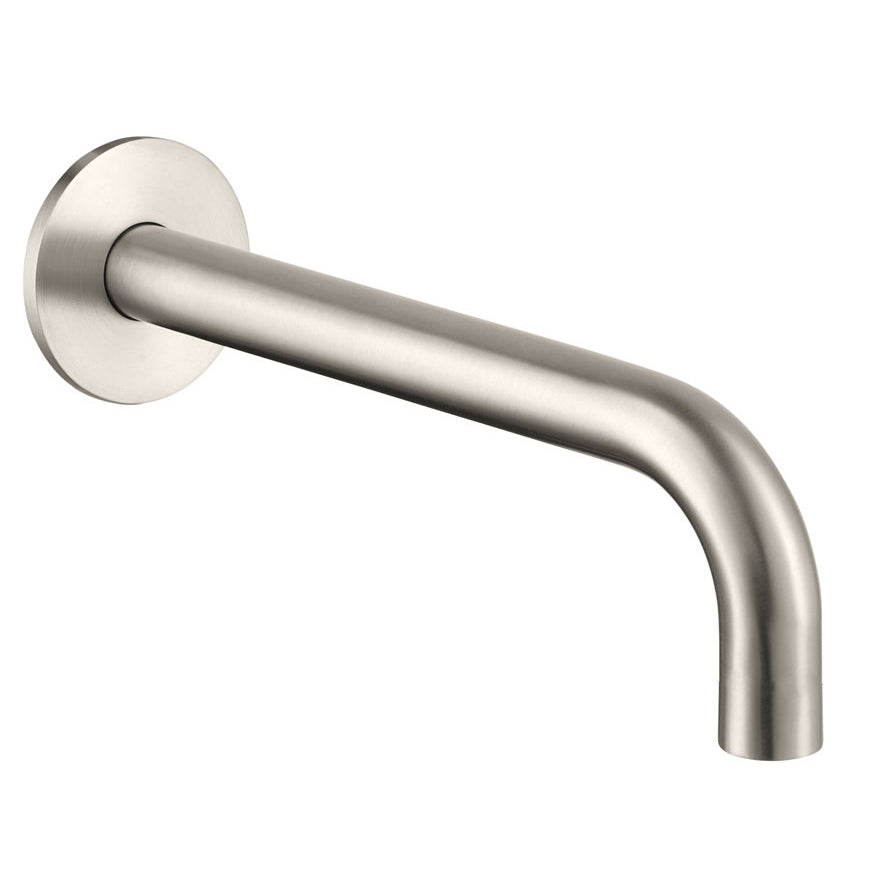 Just Taps Plus INOX Bath Spout - 200mm