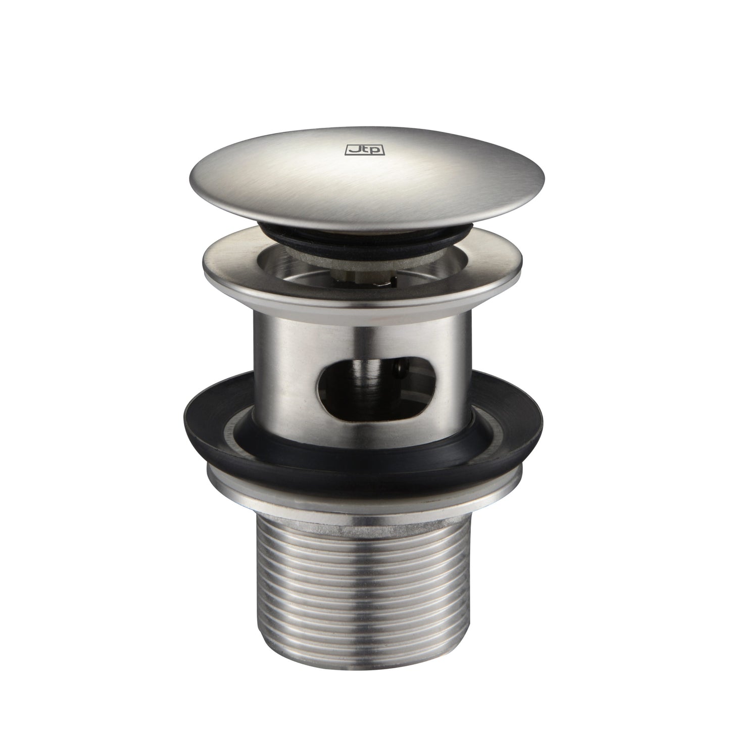 Just Taps Plus Inox Basin Waste, Click-Clack, Slotted
