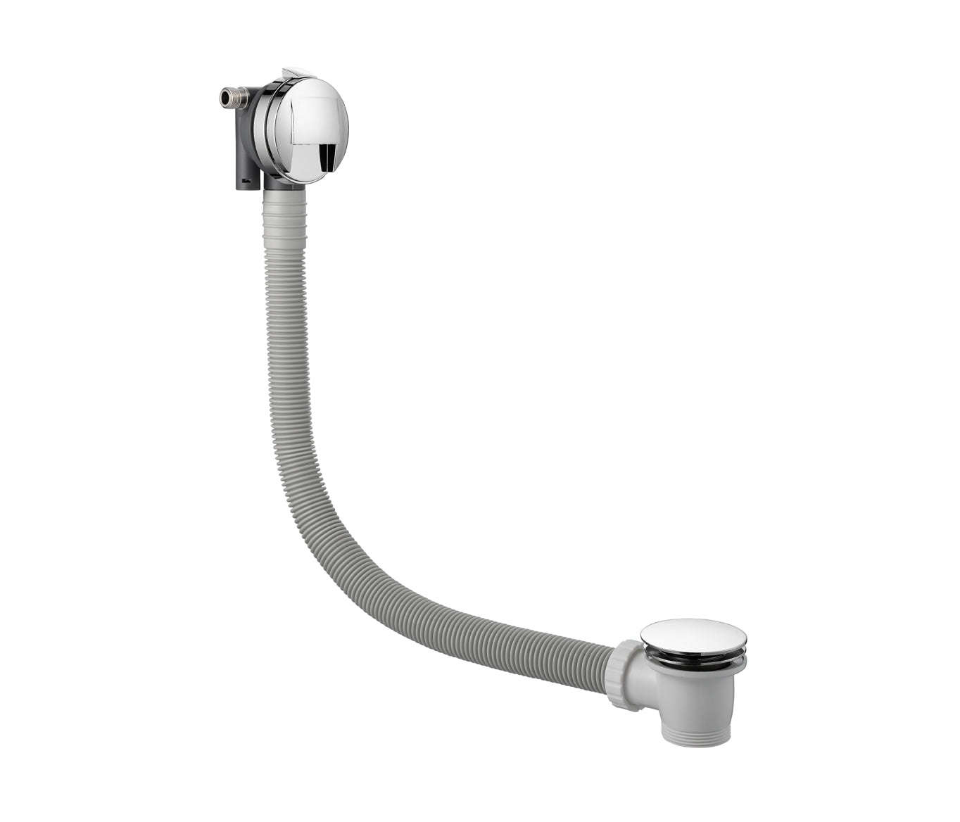 Just Taps Inox Slimline Bath Filler w/ Pop Up Waste