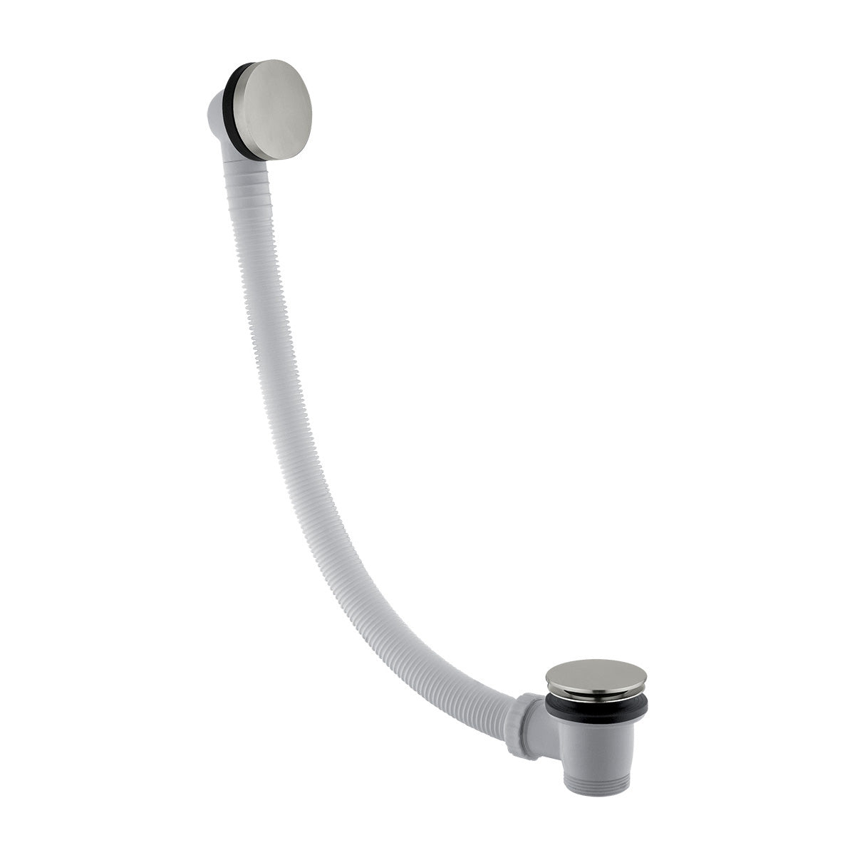 Just Taps Plus Inox Click Clack Bath Waste 80cm