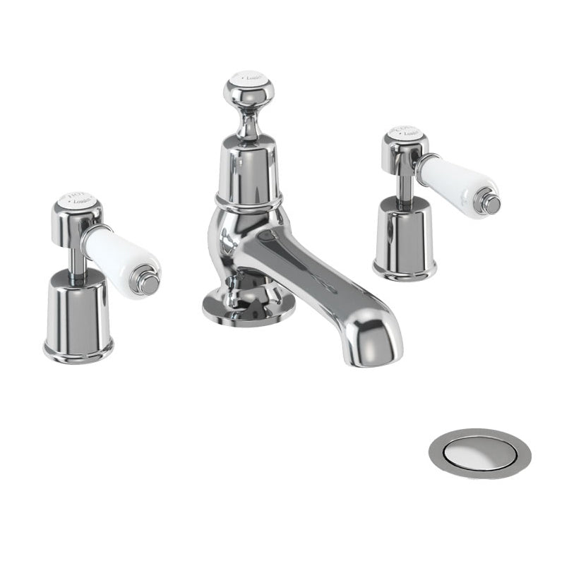 Burlington Kensington 3-Hole Mixer w/ Pop-Up Waste