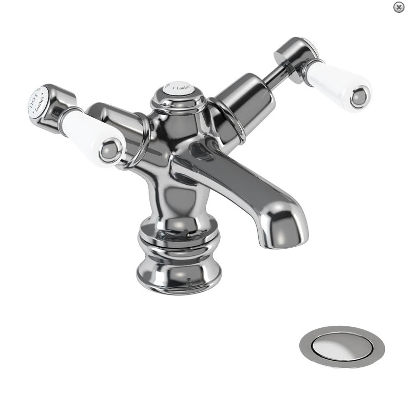 Burlington Kensington Regal 1 Tap Hole Basin Mixer w/ Waste