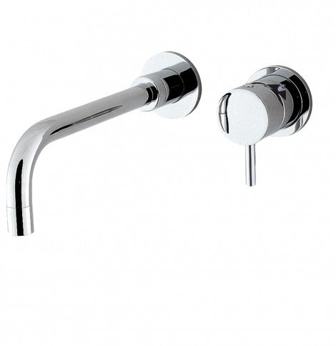 Crosswater Kai Lever Chrome Wall Mounted Basin Mixer