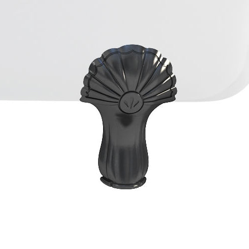 Burlington Luxury Black Classic Bath Leg Set