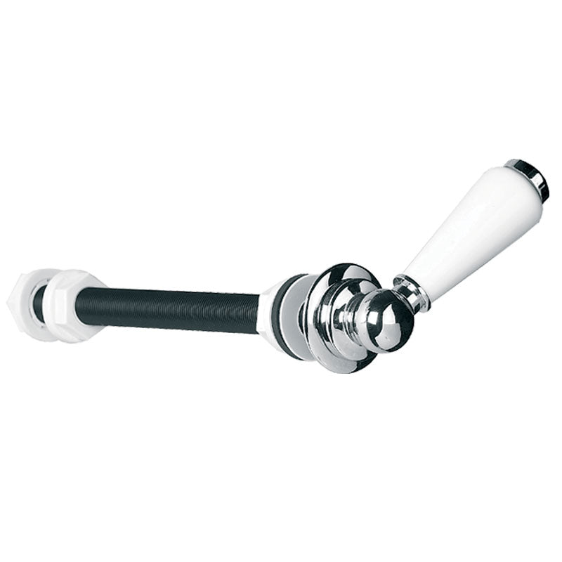 Lefroy Brooks Extended Ceramic Handle Cistern Lever (choose finish)