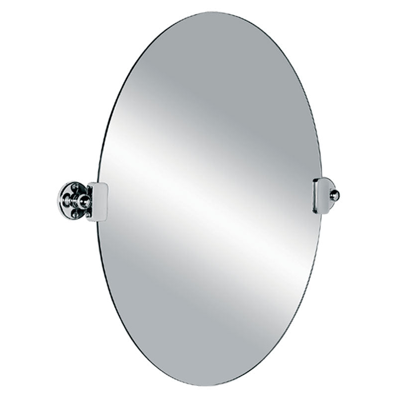 Lefroy Brooks Edwardian 500 x 400 Oval Tilting Mirror - LB4961AG Antique Gold