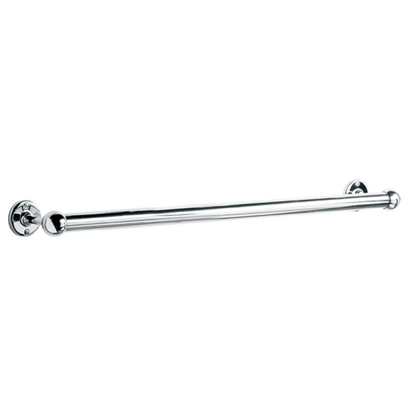Lefroy Brooks Edwardian Large Bore 762mm Long Towel Rail - Silver Nickel