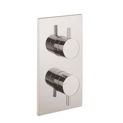 Fusion 1 Outlet 2 Handle Concealed Thermostatic Shower
